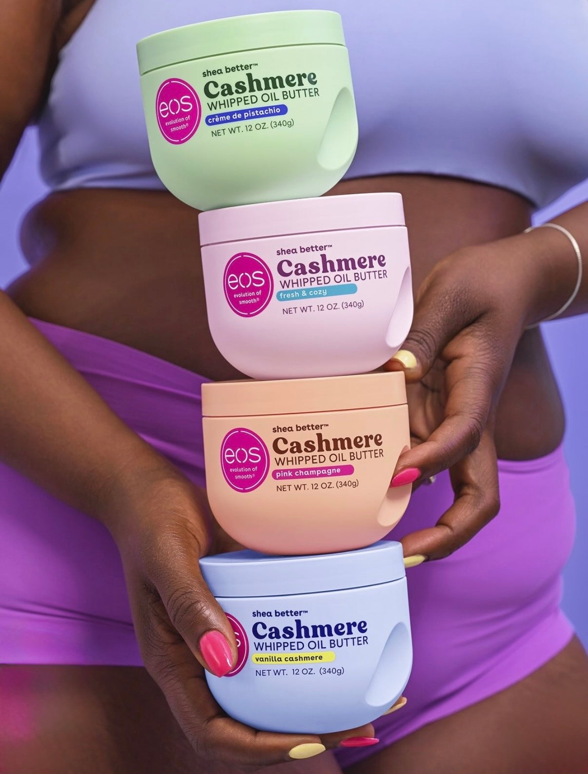 EOS Cashmere Whipped Oil Body Butter Collection