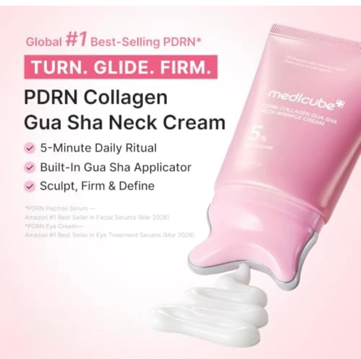 medicube PDRN Collagen Gua Sha Neck Wrinkle Cream