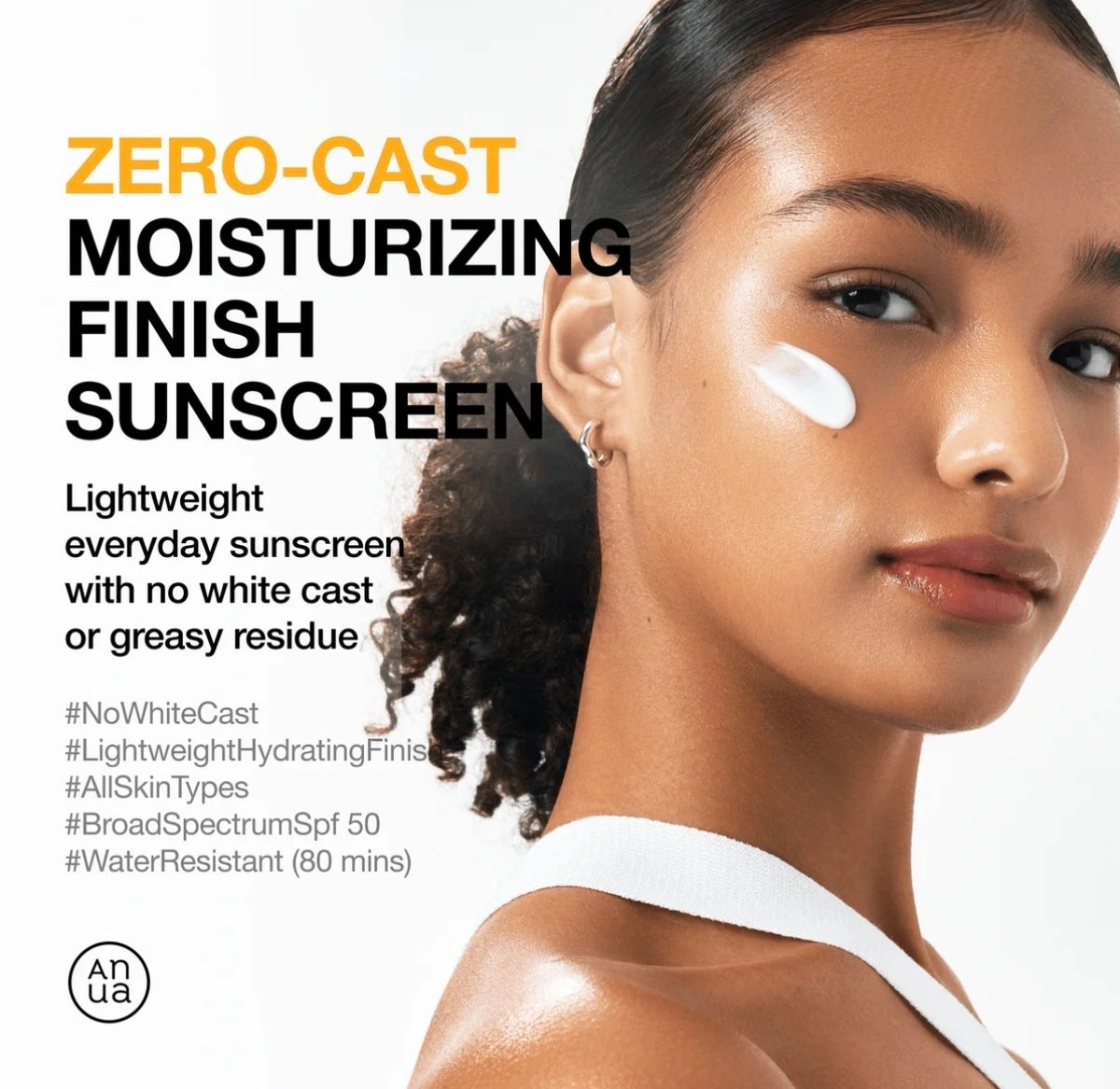 Anua Zero-cast Moisturizing Finish Sunscreen