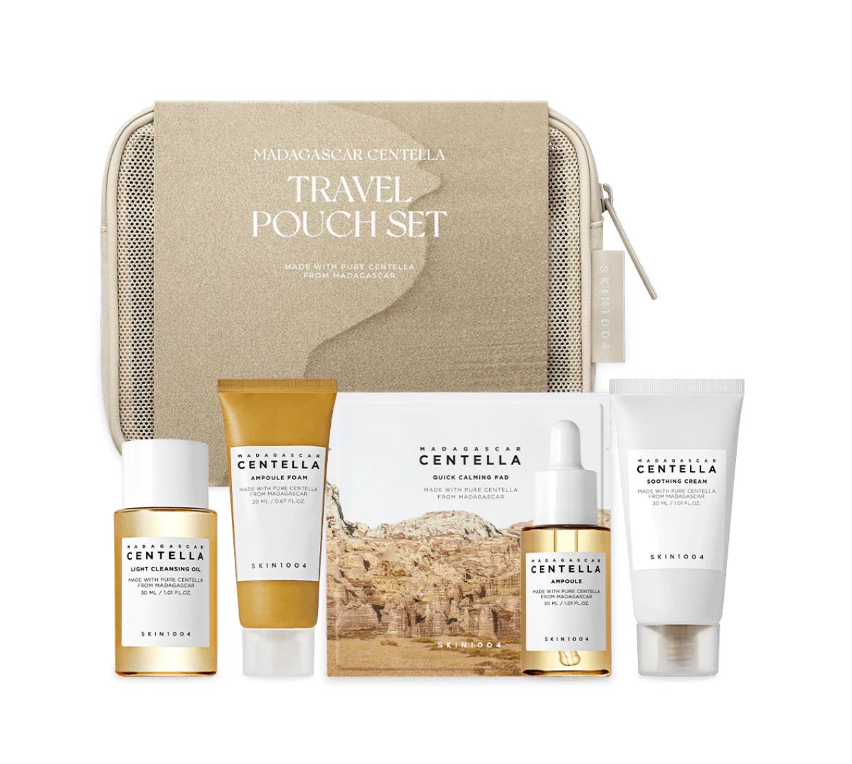 SKIN1004 MADAGASCAR CENTELLA TRAVEL POUCH SET