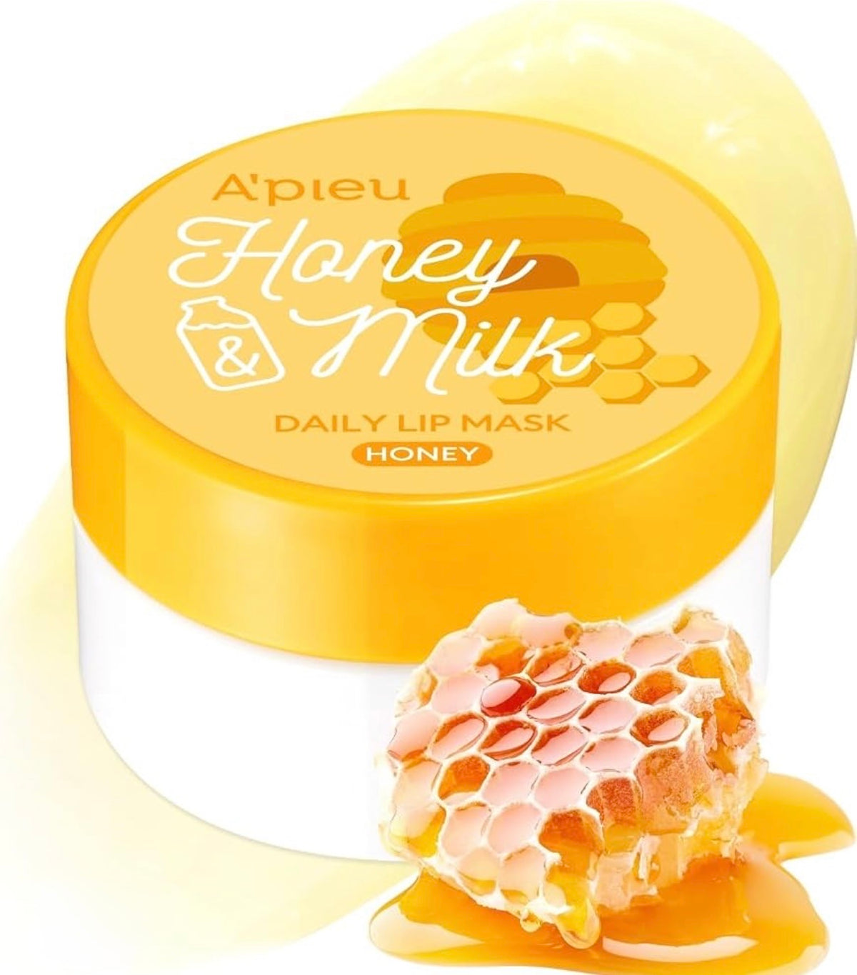 A'PIEU Honey & Milk Daily Lip Mask - Nourishing Overnight Korean Lip Mask