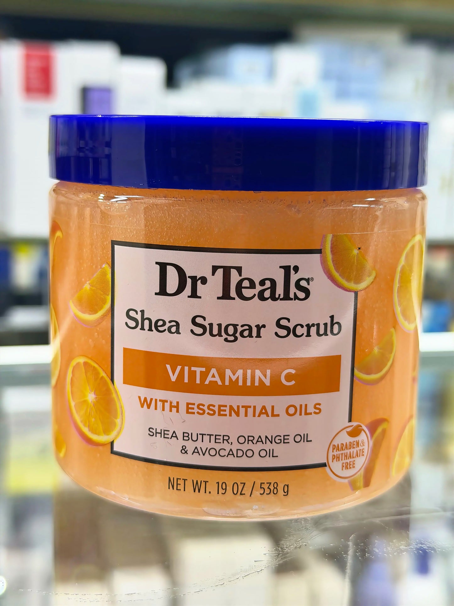 Dr Teal'S Shea Sugar Body Scrub, Citrus with Essential Oils & Vitamin C 538g
