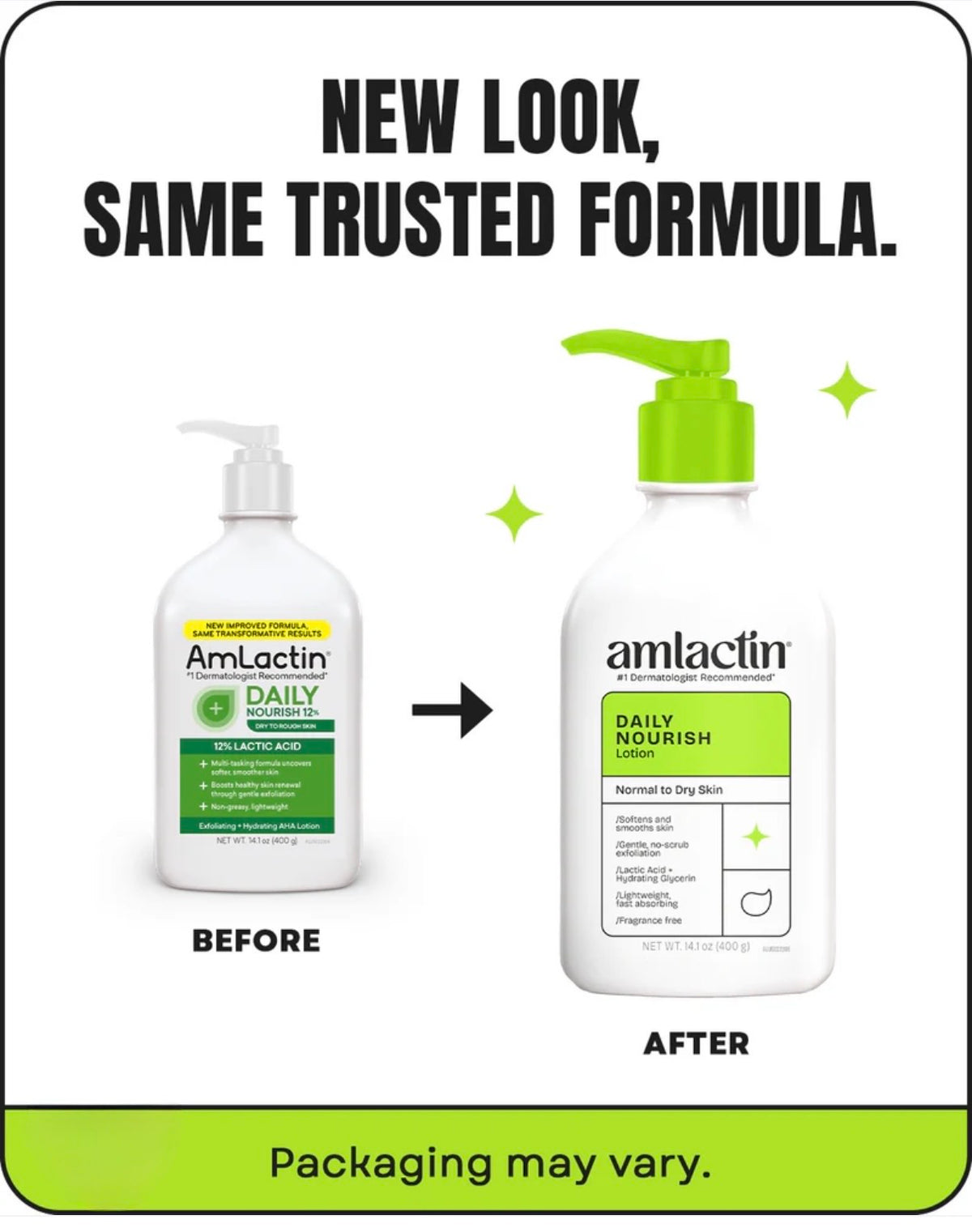 Amlactin daily nourish body lotion with 12% Lactic acid
