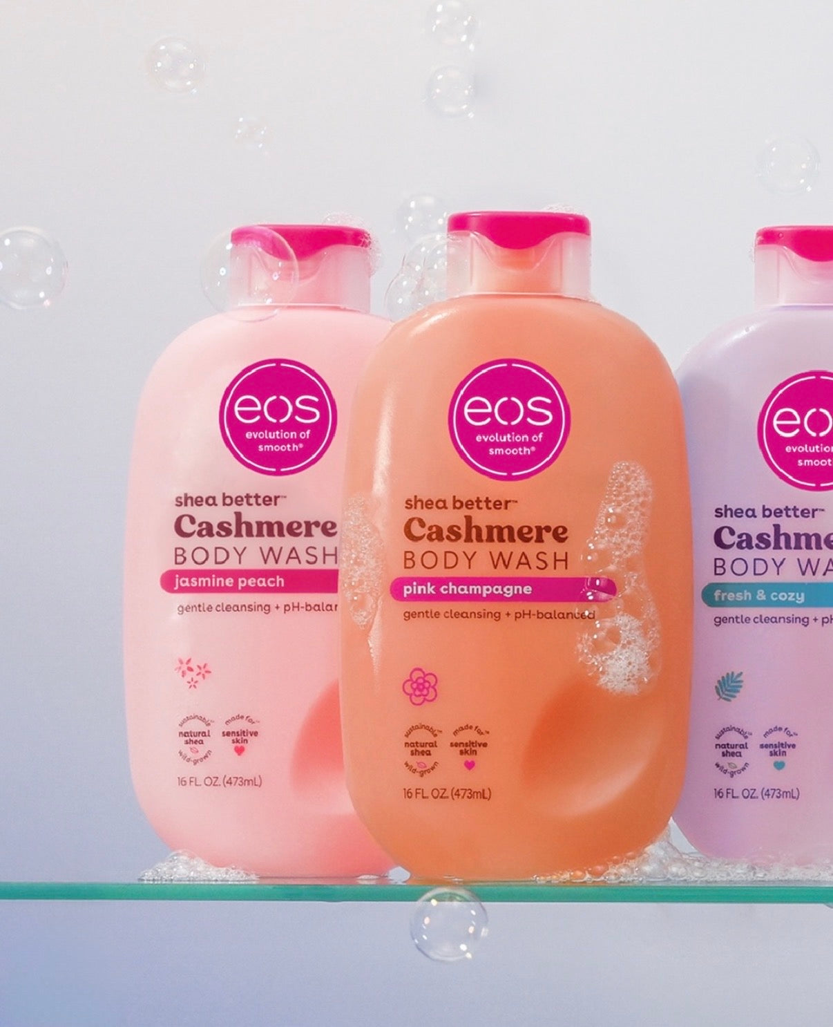eos Shea Better 24 Hour Moisture Body Wash Collection