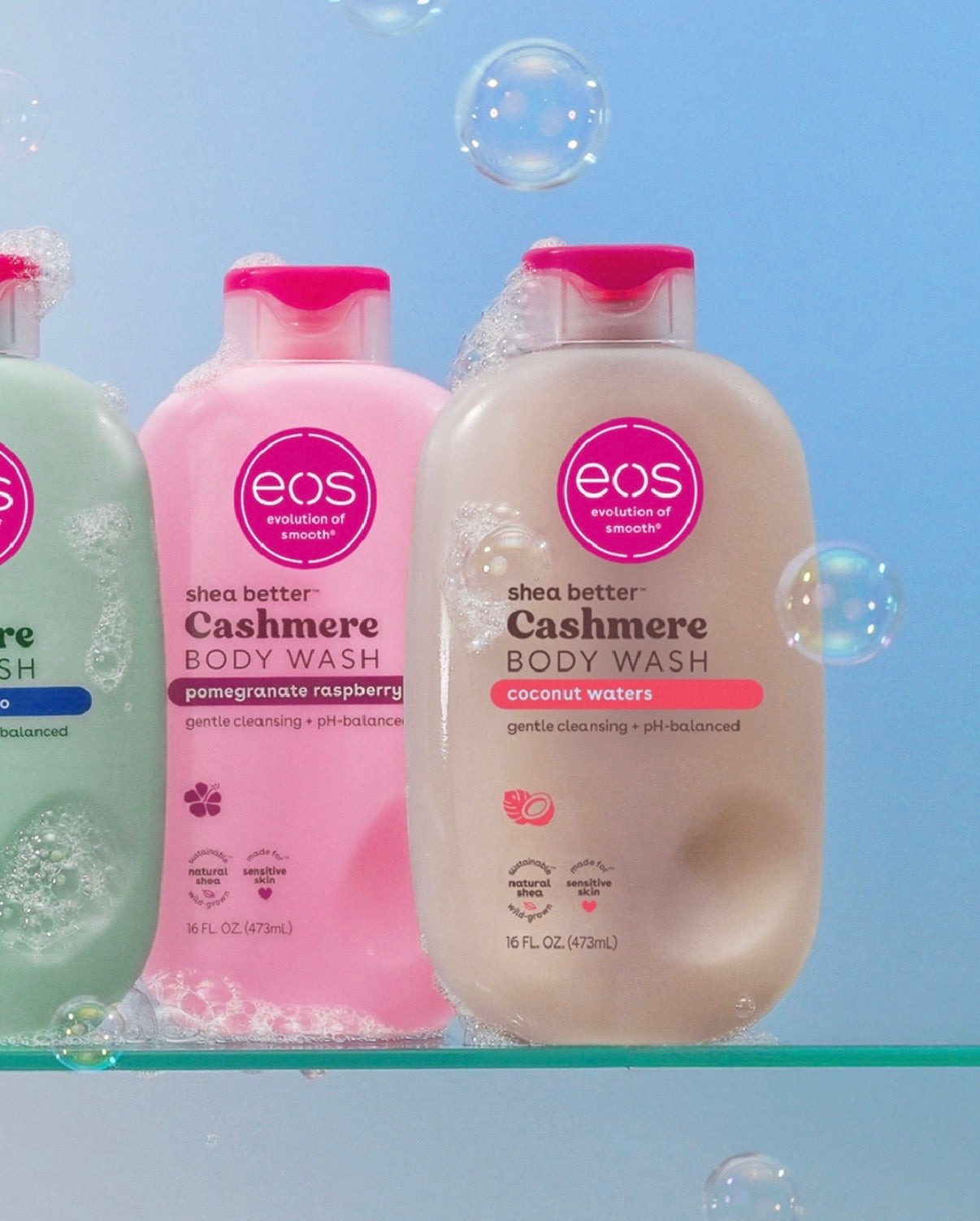 eos Shea Better 24 Hour Moisture Body Wash Collection