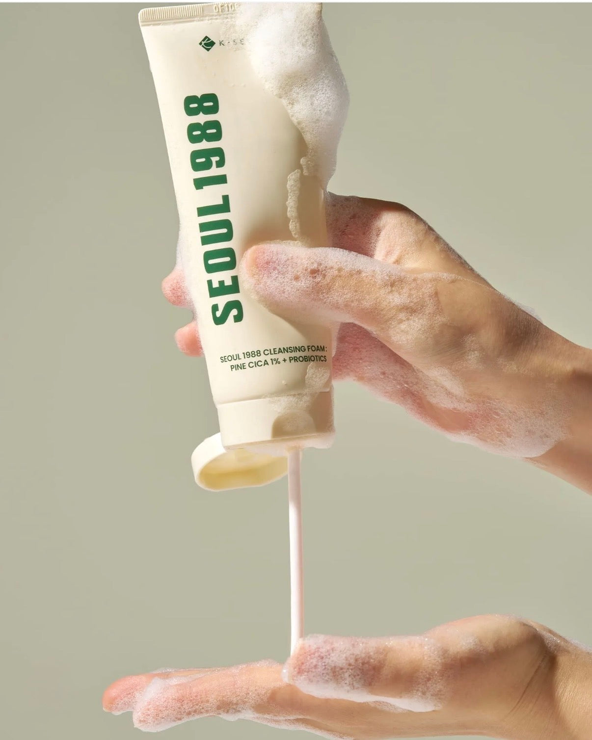 K secret SEOUL 1988 Cleansing Foam : Pine Cica 1% + Probiotics