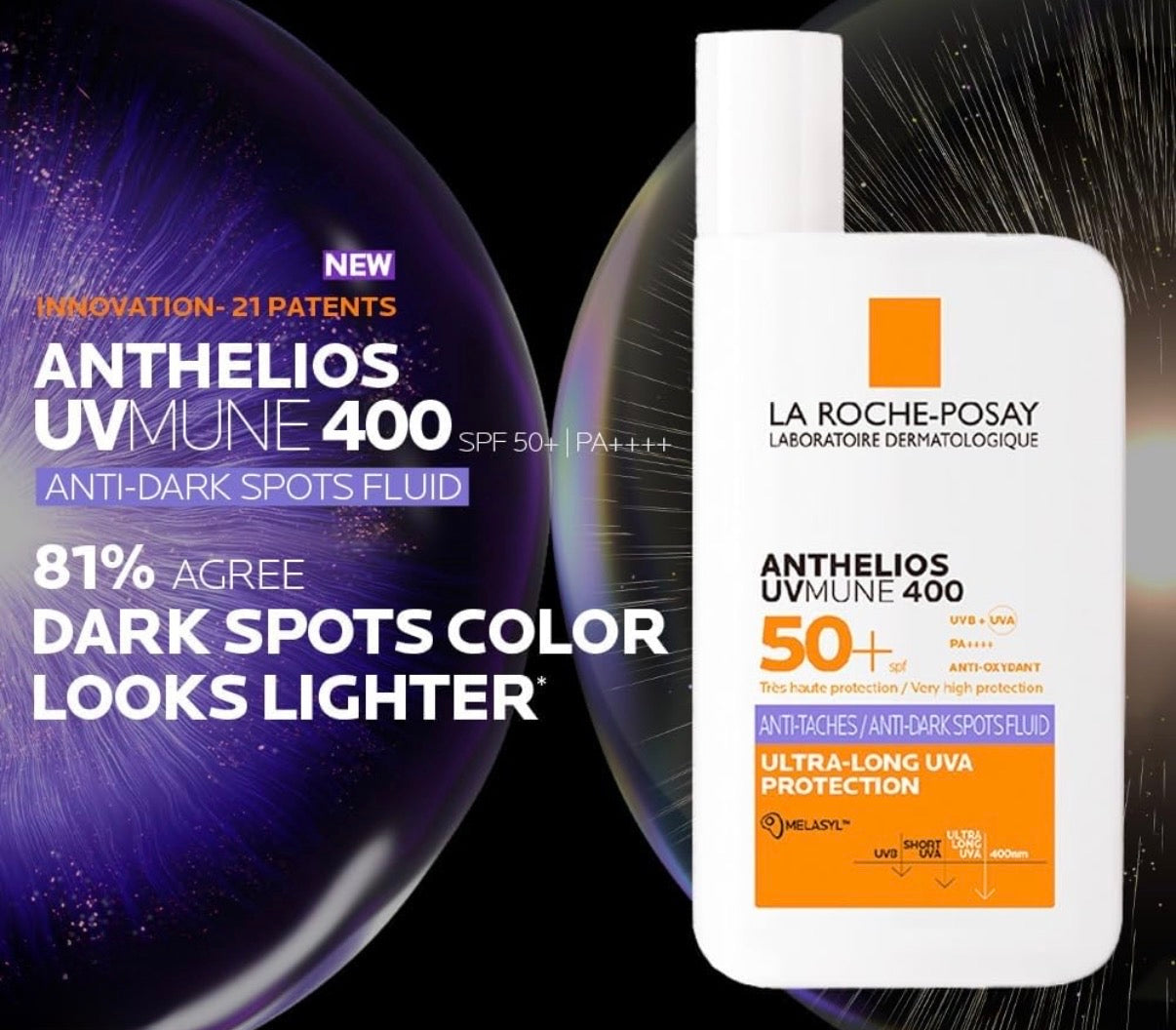 La Roche-Posay Anthelios Anti-Dark Spots SPF 50+ Daily Sunscreen 50 ml