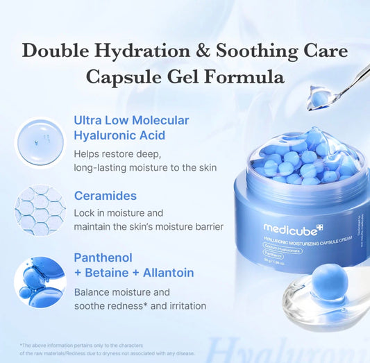 medicube Hyaluronic Acid Capsule Cream | 120H Lasting Hydration