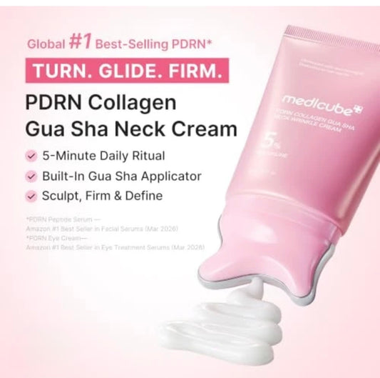 medicube PDRN Collagen Gua Sha Neck Wrinkle Cream