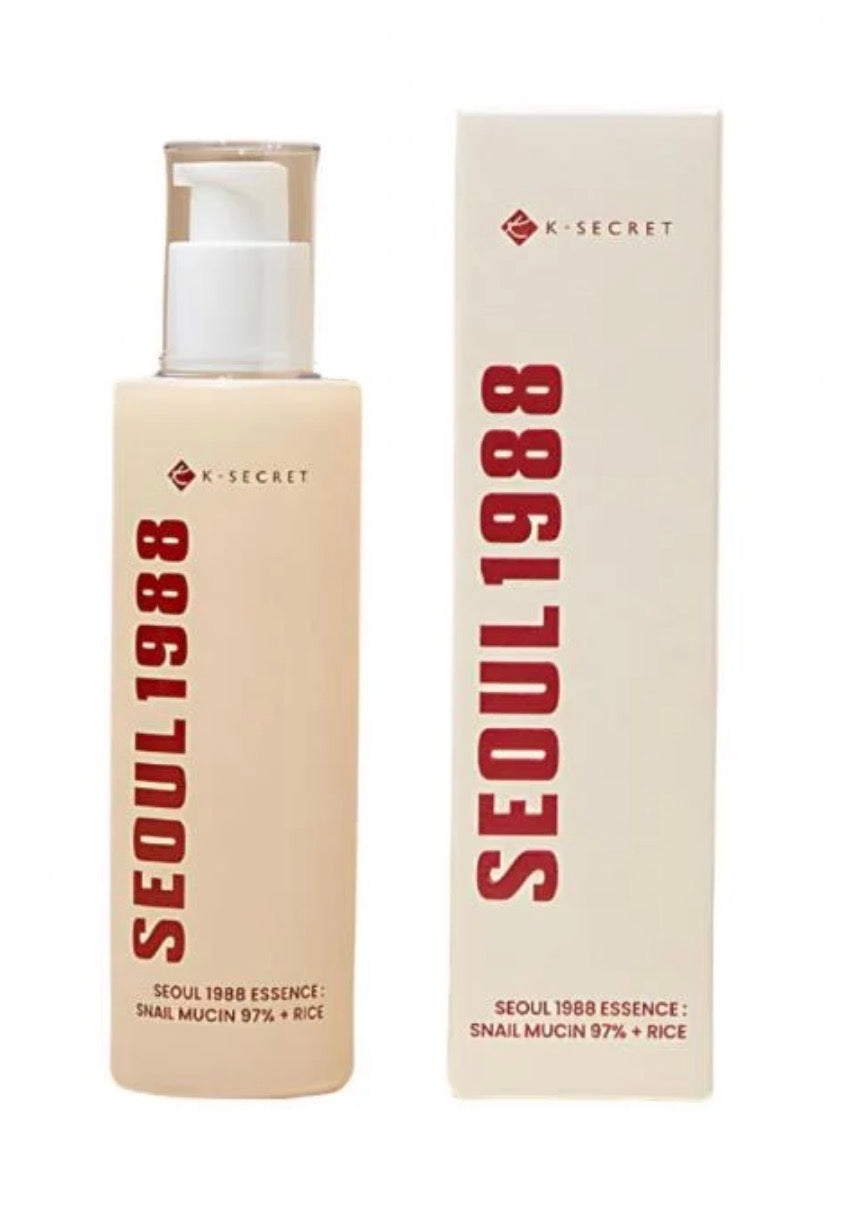 K Secret SEOUL 1988 Essence : Snail Mucin 97% + Rice