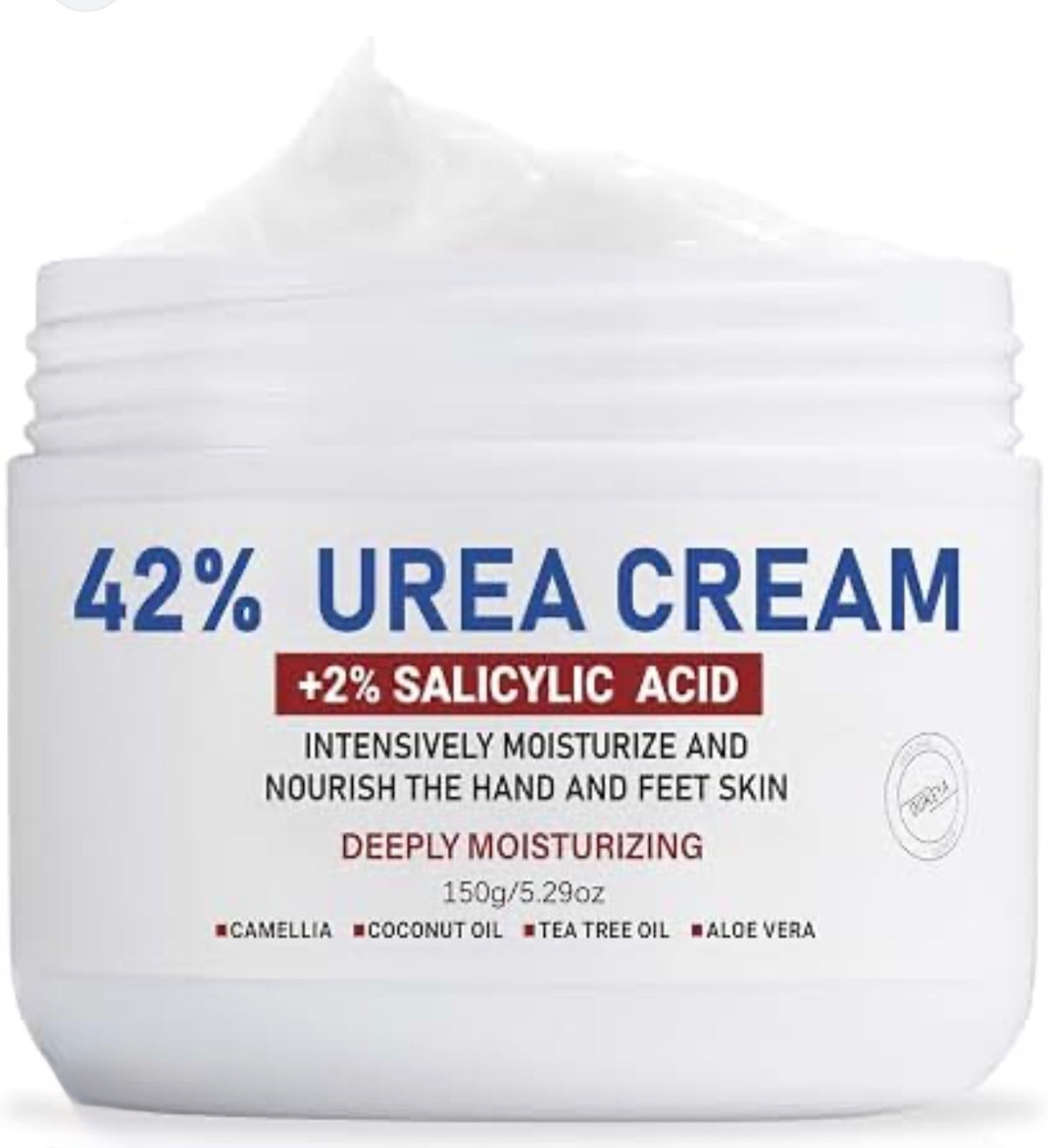 OUKEYA Urea Cream 42% to Soften & Smooth Dry, Cracked, Rough Skin