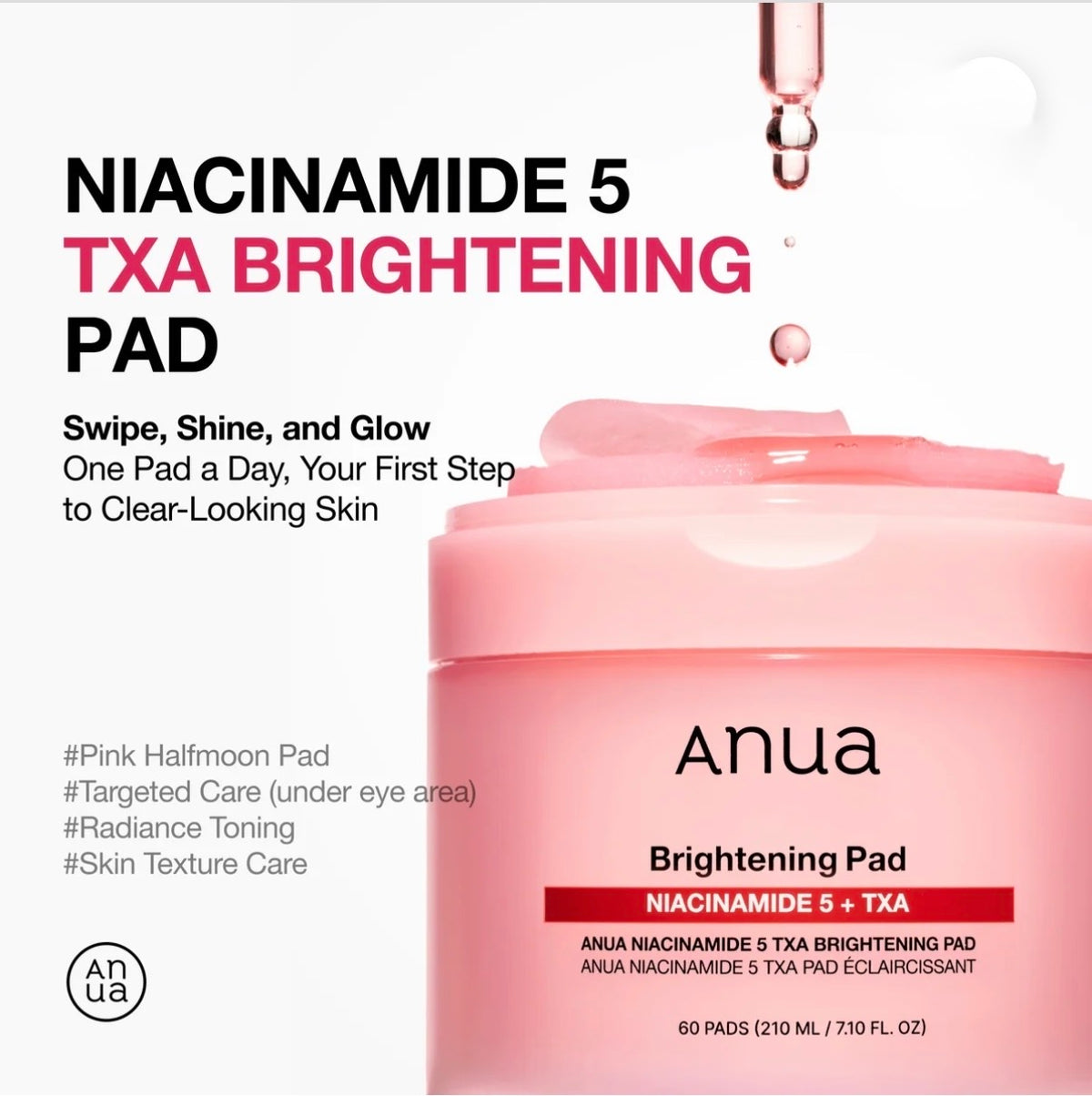 Anua Niacinamide 5 TXA Brightening Pad