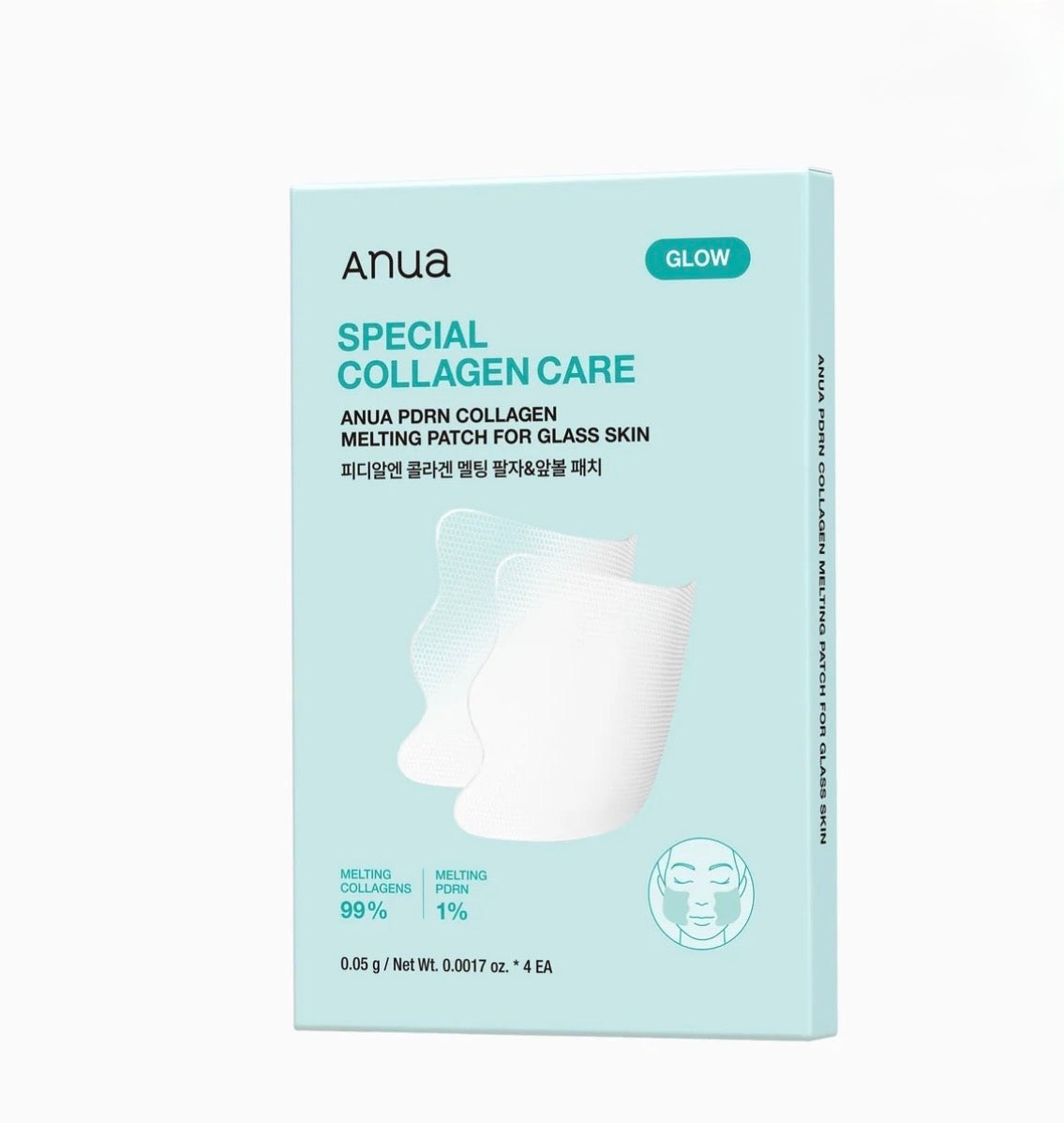 Anua PDRN Collagen Melting Patch For Glass Skin 4ea