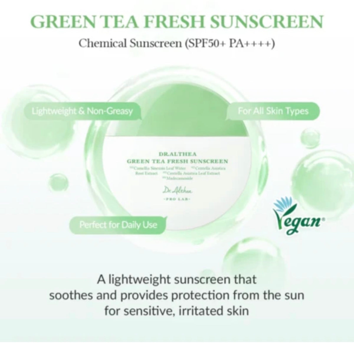 Dr.Althea Green Tea Fresh Sunscreen