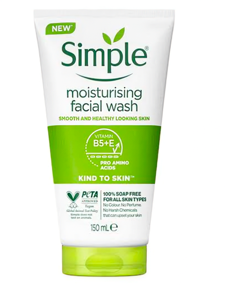 Simple kind to skin moisturising Facial wash 150ml