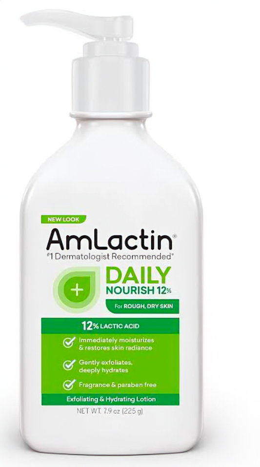 Amlactin daily nourish body lotion with 12% Lactic acid 225g