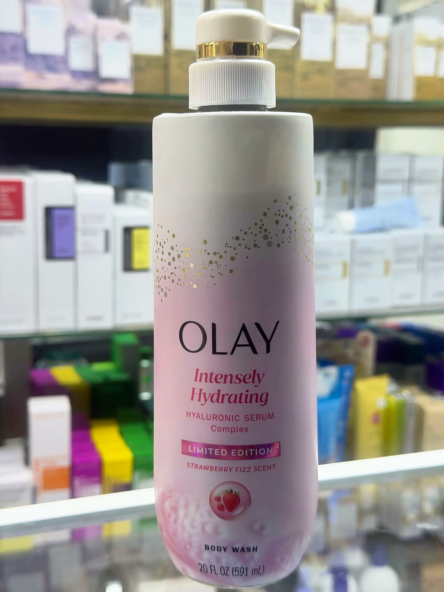 Olay Intensely Hydrating Hyaluronic Serum Complex Body wash