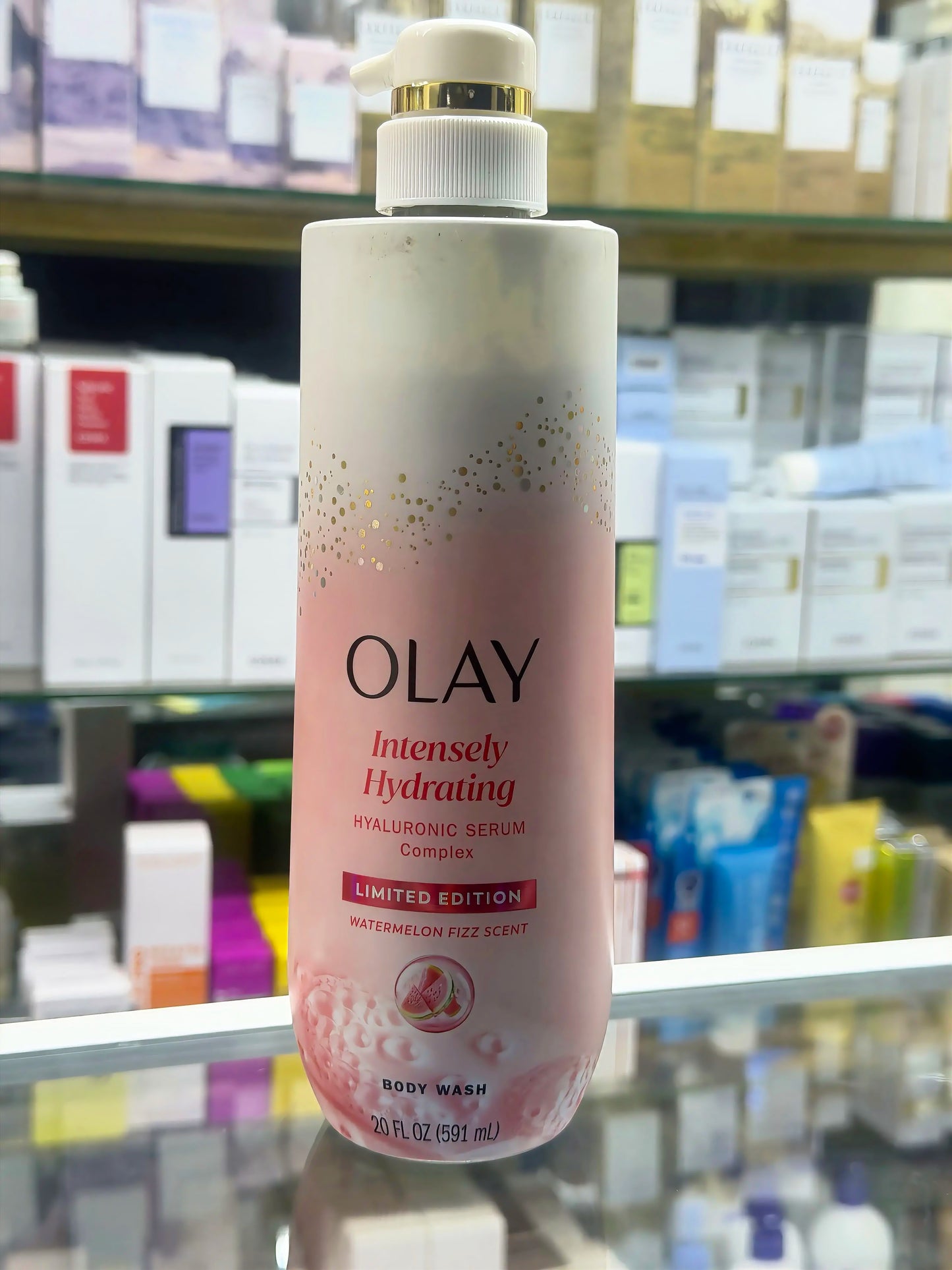Olay Intensely Hydrating Hyaluronic Serum Complex Body wash
